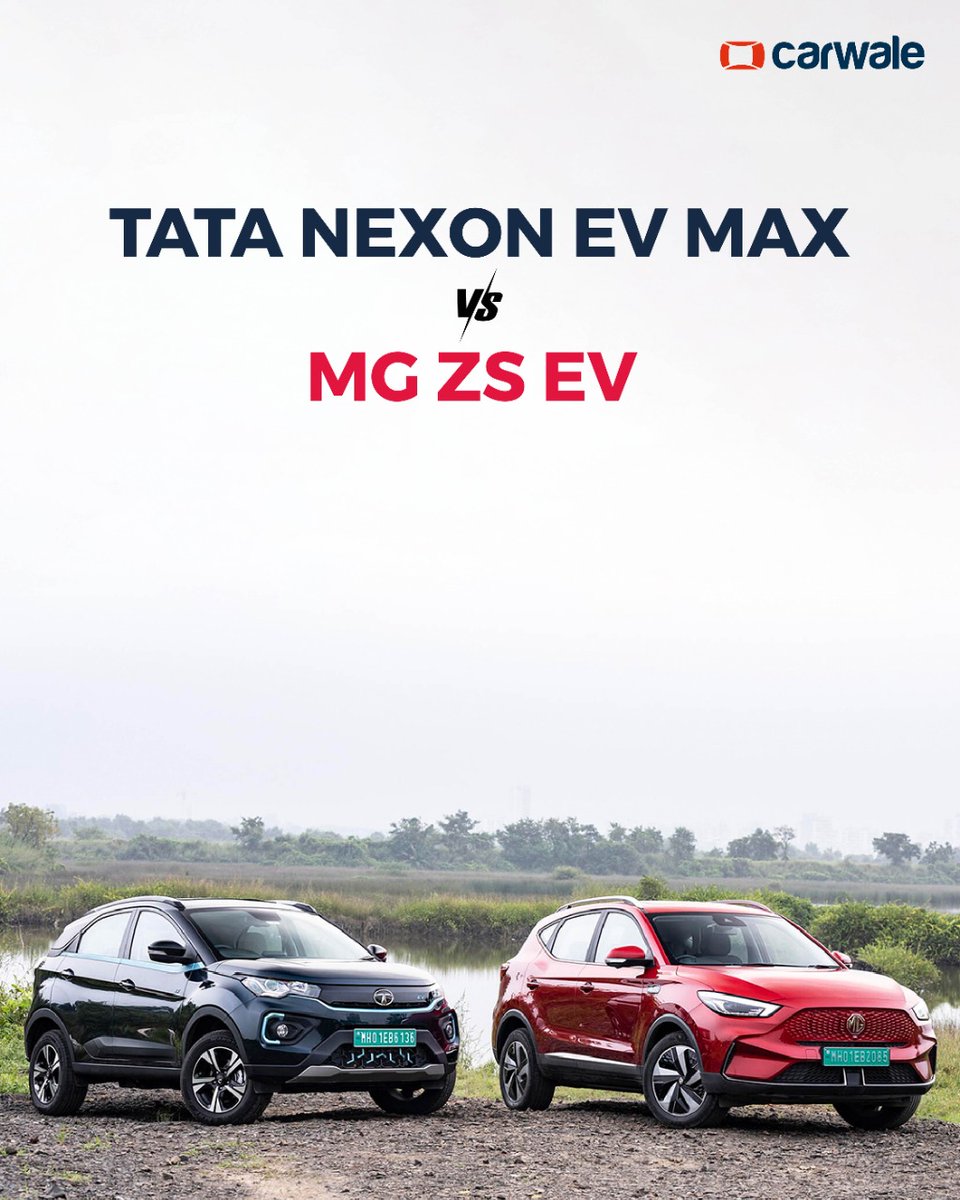 CarWale's tweet image. #CWSnippet The Tata Nexon has popularised mass-market electric SUVs. The MG ZS EV is slightly up the ladder but then again, it's an SUV that is also an EV and offers a similar range. Here we help you decide by telling how these two sizes up against each other.
#TataMotors #MG