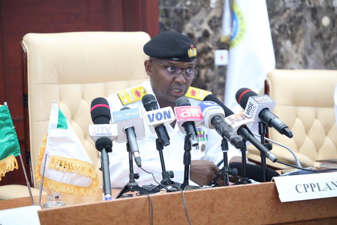 NigerianNavy's tweet photo. Joint Press Conference on Transfer of MT HEROIC IDUN from Equatorial Guinea to Nigeria at Naval Headquarters Abuja on Tuesday 15 November 2022 https://t.co/JqOEujTSqH