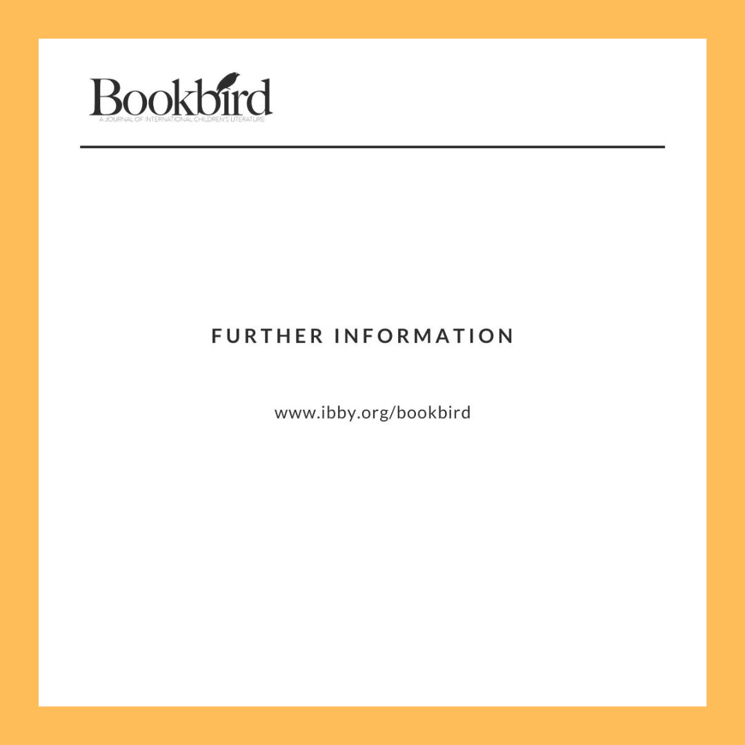 Call for Papers! Bookbird: A Journal of International Children's Literature seeks contributions for a special issue on War and Displacement in literature for children and youth. Deadline: 10.01.23.
#Bookbird #CallForPapers #ChildrensLiterature