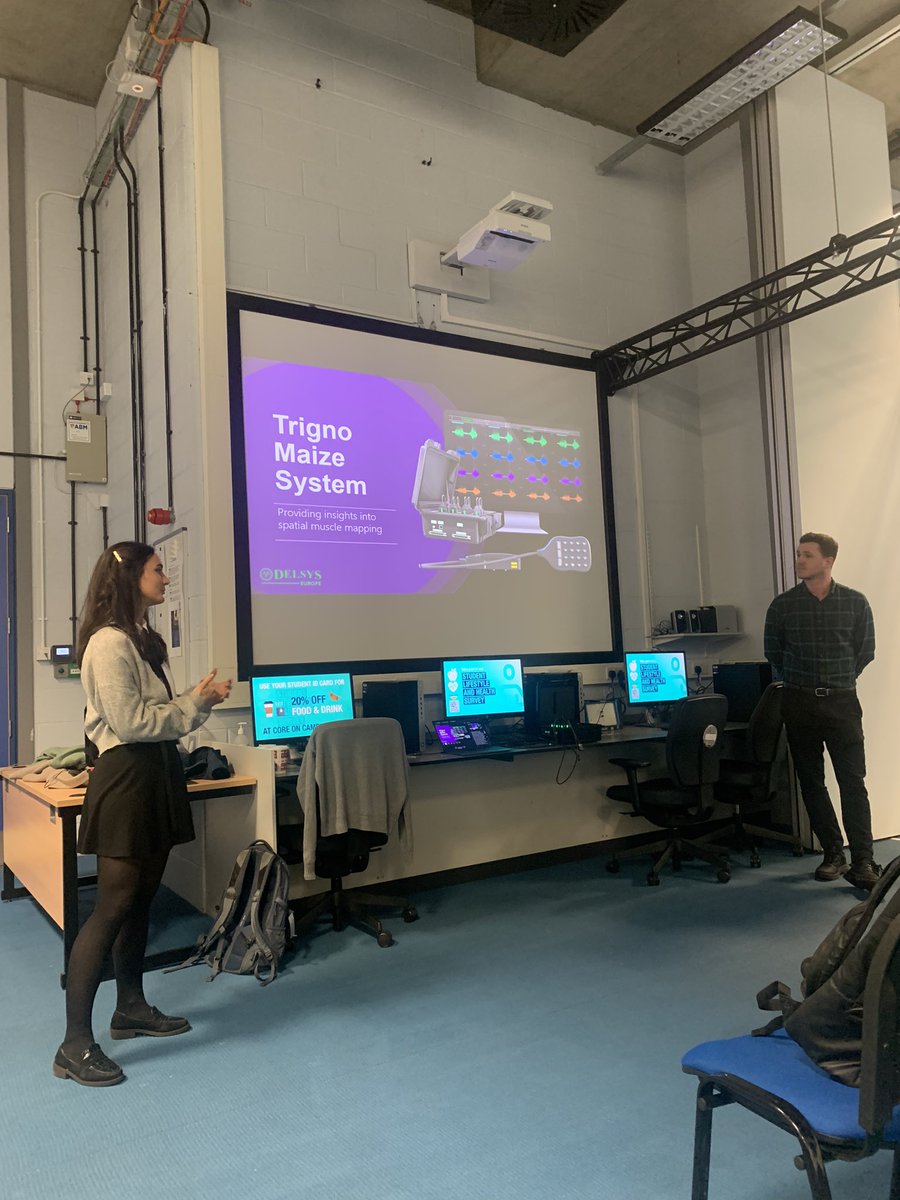 richjfoster's tweet photo. Today we welcomed @amy_robinson2 & @JonathanHagyard from @delsysinc to our #LJMUbiomech sandbox for all things #EMG related. A fantastic overview of latest developments & exciting new sensors/processing tools! https://t.co/TVp9hbdDR5