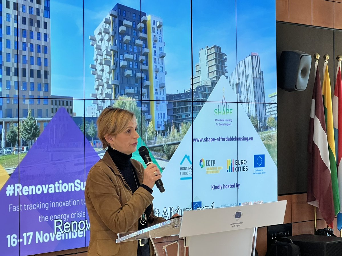 "Cooperatives are underestimated actors with regard to renovation in district areas🏠. Their role in establishing real links with residents promotes inclusion and sustainability"

Our director @AgnesMathis just now at @HousingEurope's  #RenovationSummit 👉https://t.co/ib6UlhljKl 