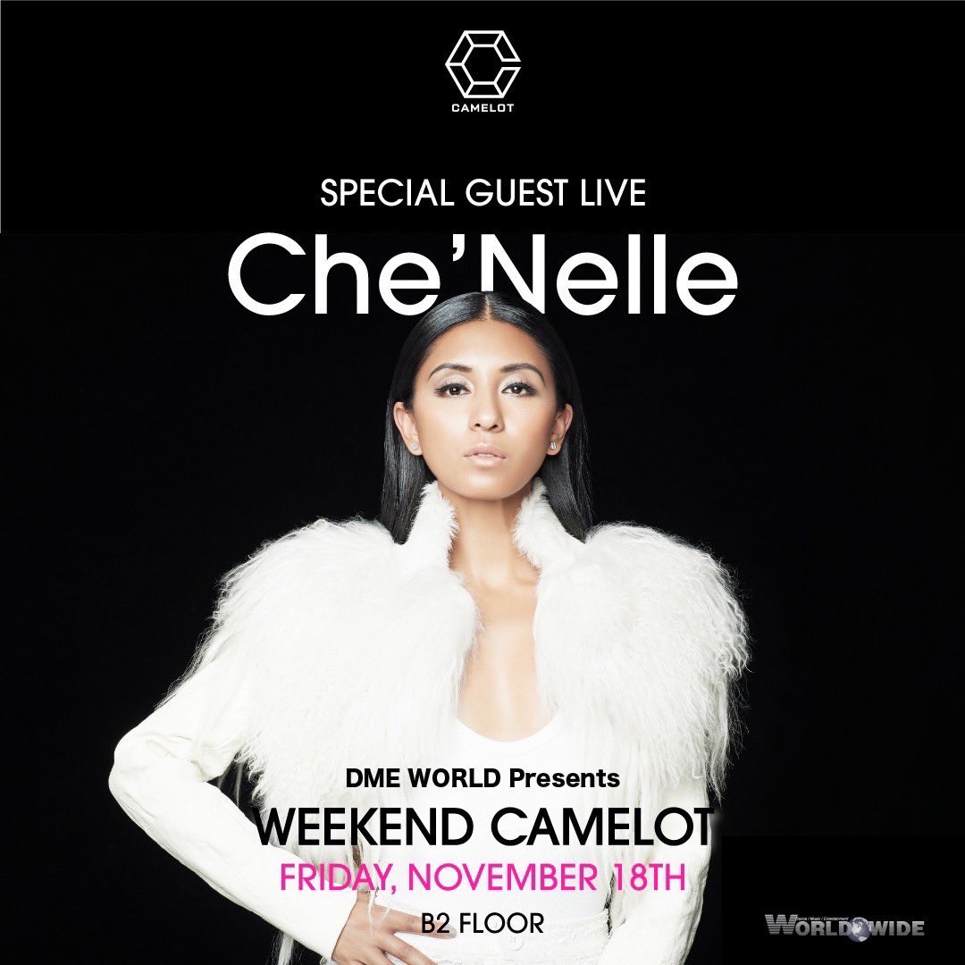 club_camelot's tweet photo. 👑NEWS👑
11/18(FRI)
WEEKEND CAMELOT
GUEST LIVE : @chenelleworld

数々のHIT曲を生み出したLove Song Princess”シェネル"が緊急LIVE決定❗️❗️ https://t.co/cX08dKocIp