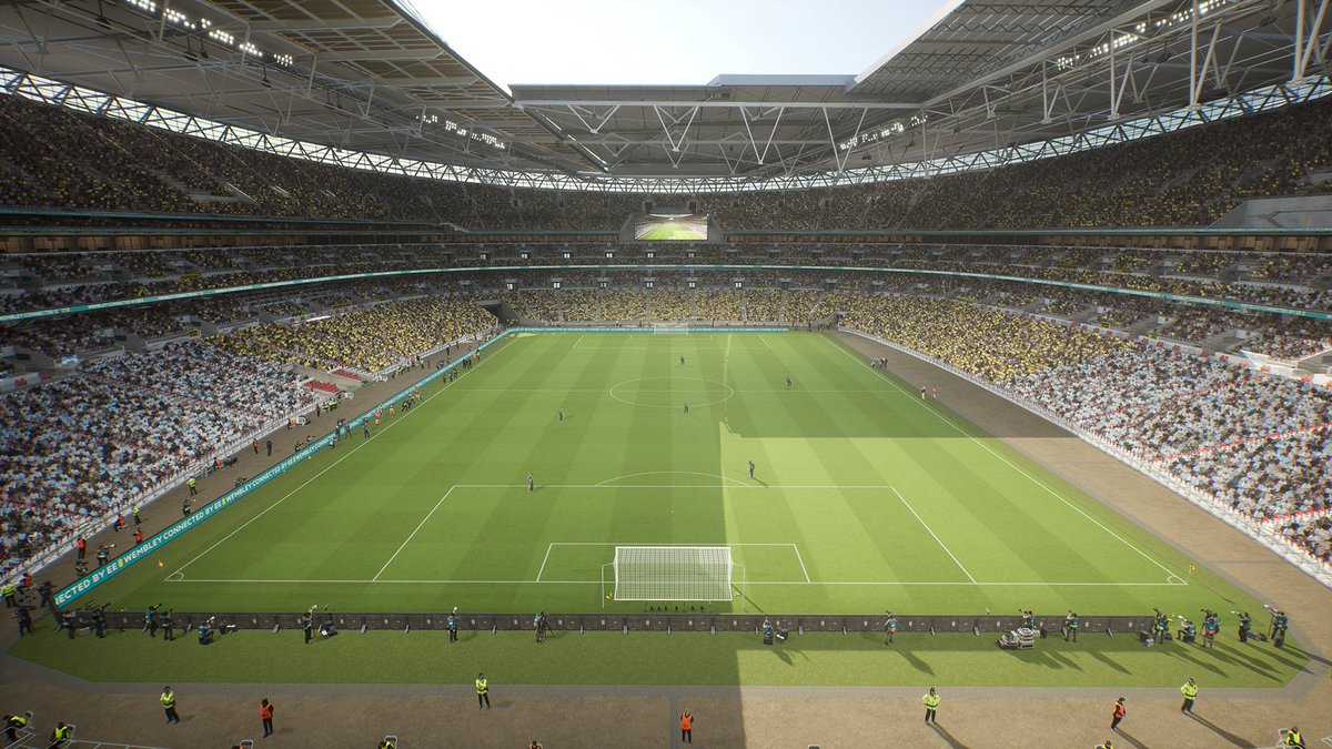 I 2 nuovi stadi della 2.2.0 di #eFootball2023: lo U-Power Stadium del <a href="/ACMonza/">AC Monza</a> e il Wembley Stadium.