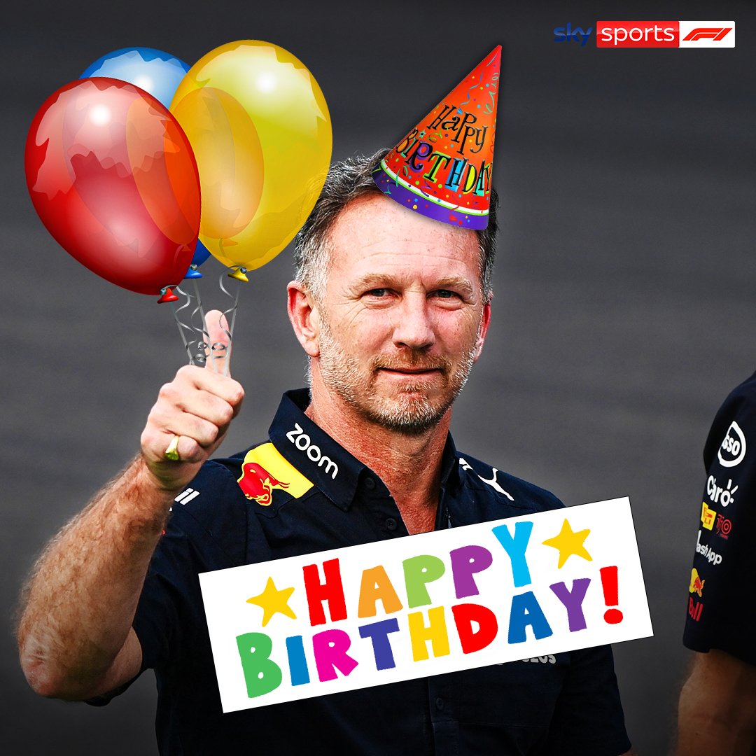 Happy Birthday to Christian Horner 