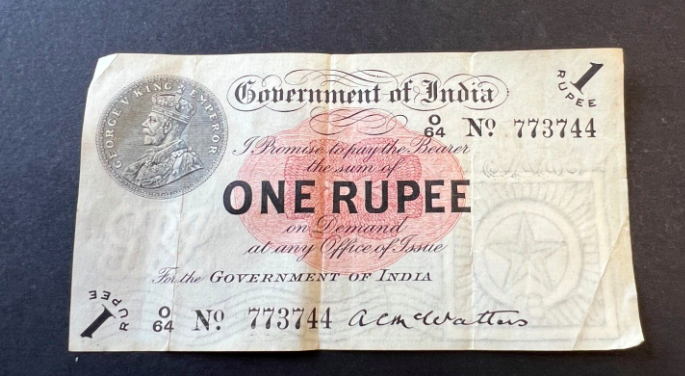 CavalierCoins's tweet image. Going live on our Auction Thursday 17/11/22 !
Check it out we have some exciting Items.
VERY RARE 1917 Government of India 1 Rupee note.
#veryrarebanknotes #collectablenotes #indianrupeenotes #rupees #onerupeenotes #numismatic #papermoney #banknotedealers