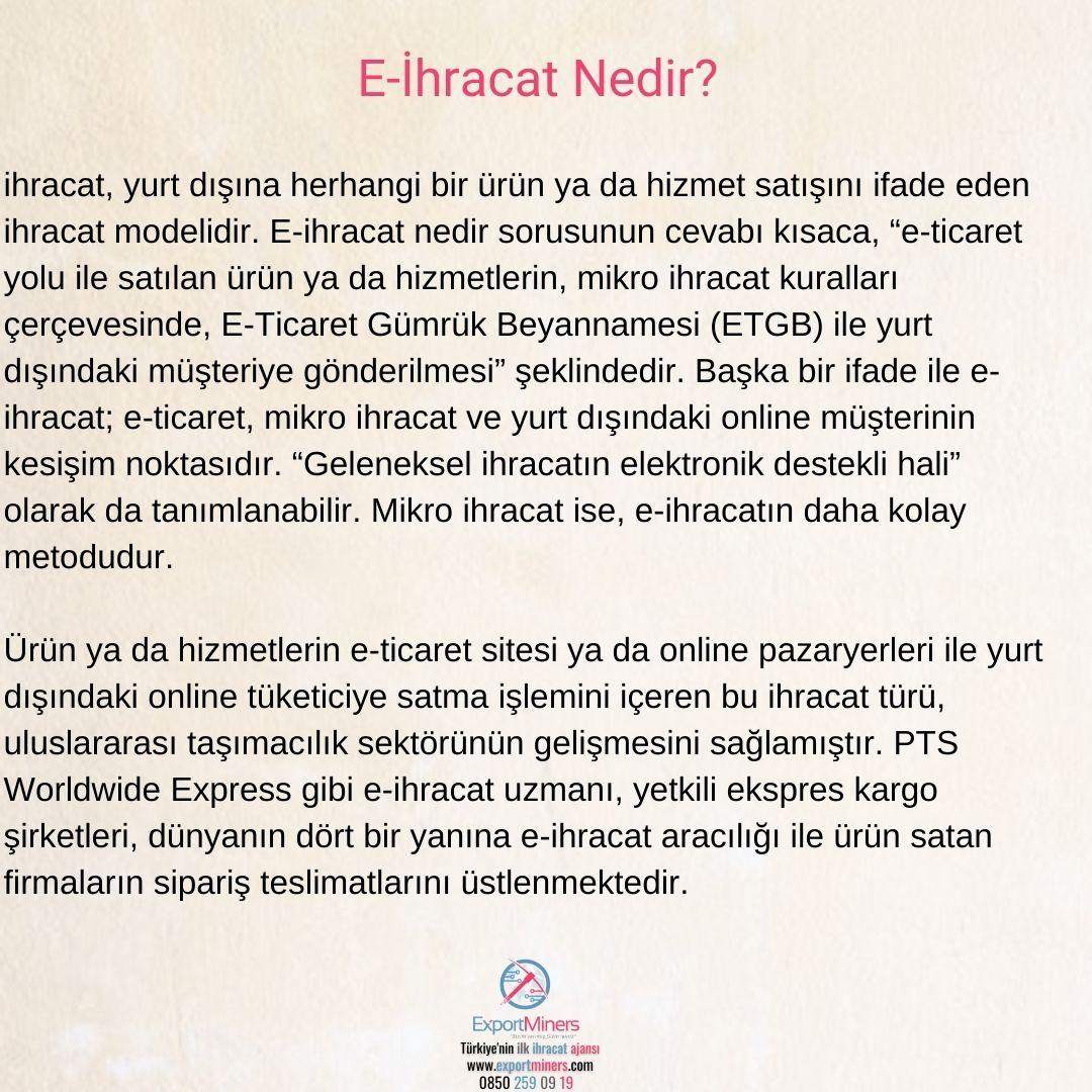 E-İhracat nedir?

💻 exportminers.com

#exportminers #goodmorning
#export #ihracat #mersin #istanbul #mersinlimanı #liman #data #veri #goal #trade #ticaret #gain #success #marina #izmir  #Ankara  #Turkey #transit