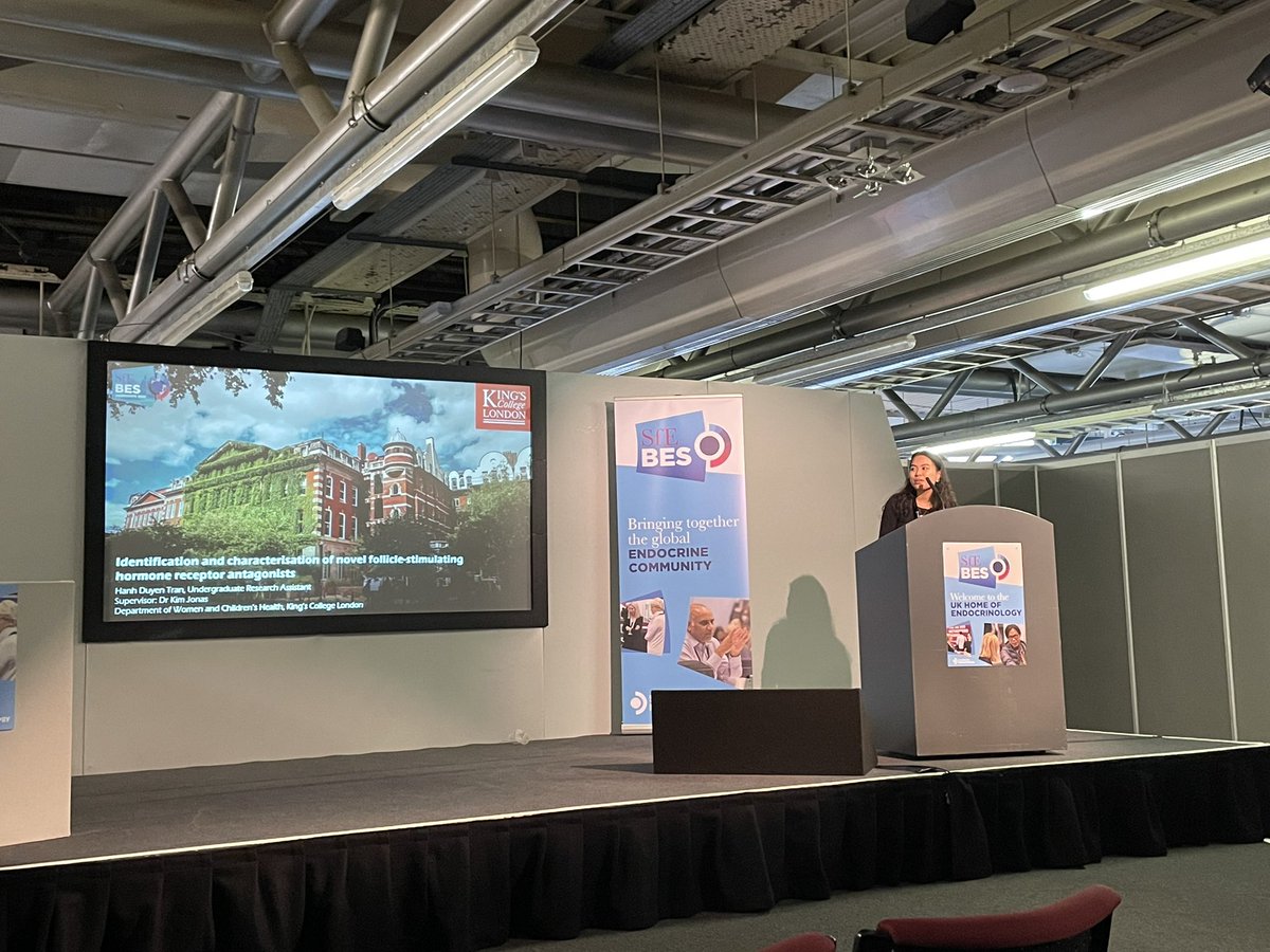 Super proud of <a href="/hanhduyentran/">Hanh Duyen Tran</a> giving her first conference talk on her work years placement work in my lab on FSHR antagonists <a href="/Soc_Endo/">Society for Endo</a> <a href="/StGeorgesUni/">St George's, University of London (1752-2024)</a> <a href="/lifecourse_KCL/">School of Life Course & Population Sciences</a> #SfEBES2022