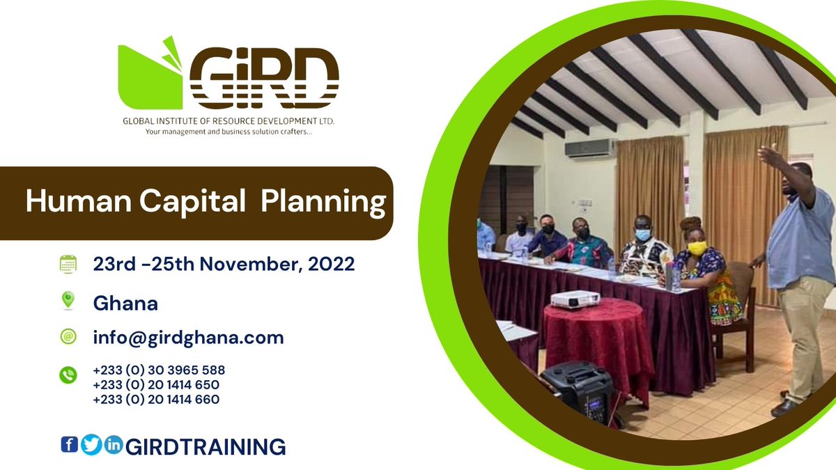 girdtraining's tweet photo. The key to a successful career is understanding your strengths and building on them. Join us for a Human Capital Planning workshop that focuses on this topic.
#workshop #hiring #workforce #mployee #talent #talented #hrplanning #hrstrategy #hrplanningworkshop #hrworkshop https://t.co/4p8EjGyE1g