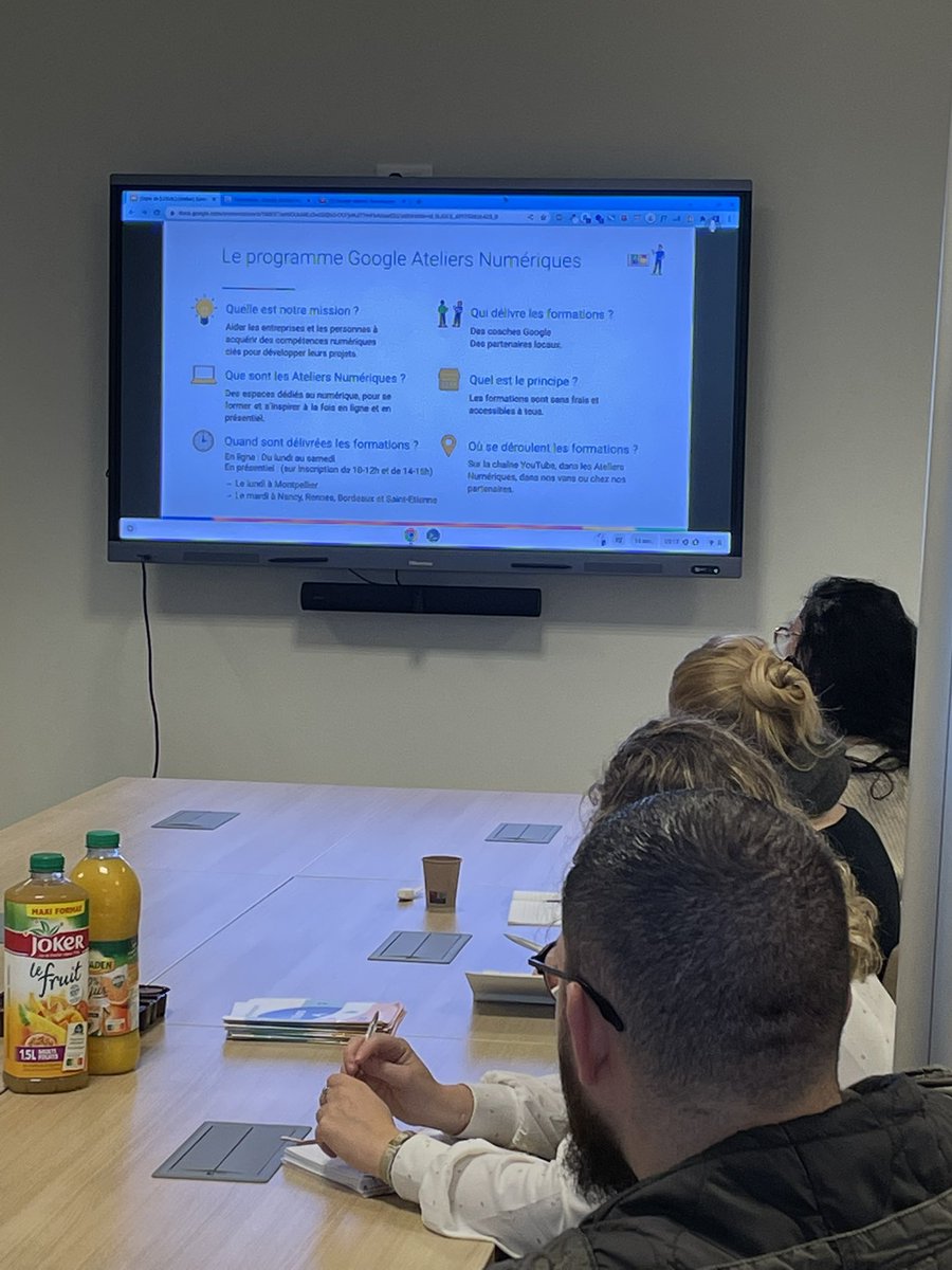 rocachristophe's tweet photo. En direct de l’atelier « perfectionner sa stratégie de référencement naturel » par Google Ateliers Numériques
#ccop #BanqueDesTerritoires #numericien https://t.co/TIB9QZNVWq