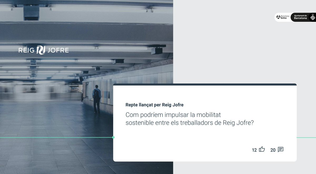 ReigJofre's tweet photo. 📢Esta mañana presentamos en @SmartCityexpo nuestro reto para el proyecto #Connectio de @barcelonactiva.
🛴"¿Cómo impulsar la #movilidadsostenible entre nuestros trabajadores" es el reto que planteamos a pymes y startups.
😀¡Emocionados por esta oportunidad de #innovaciónabierta! https://t.co/UaUAIcbEue