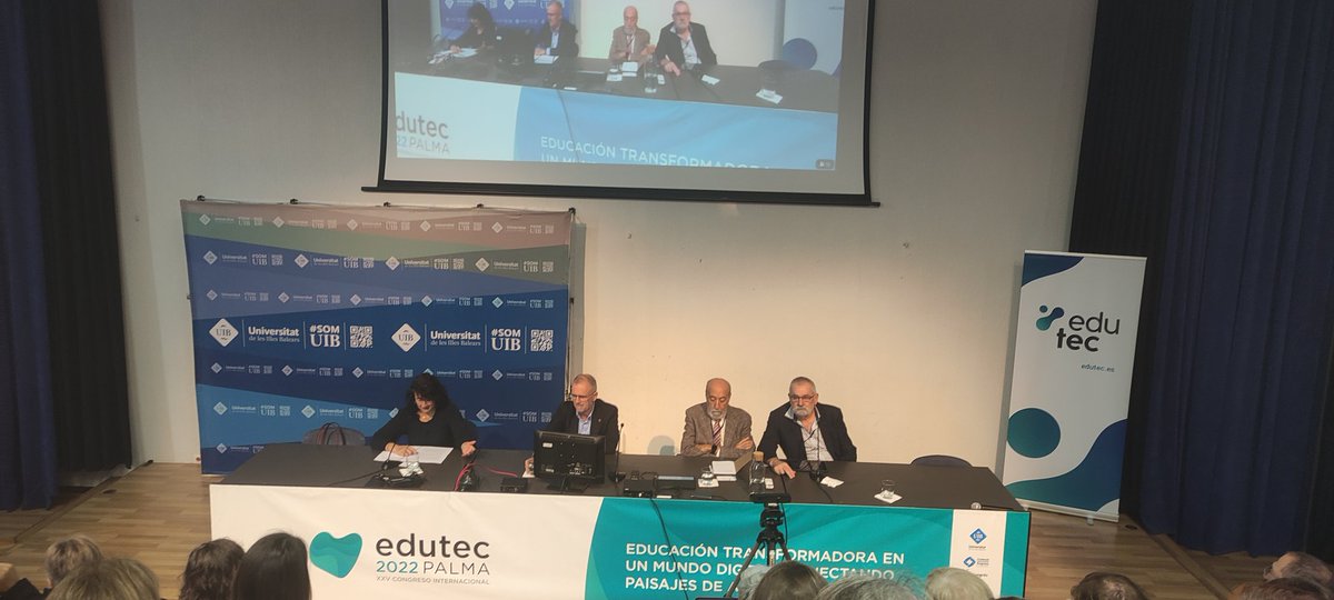 Inauguración congreso #edutec2022 ⁦@EDUTEC_2022⁩ <a href="/gte_uib/">GTE</a>