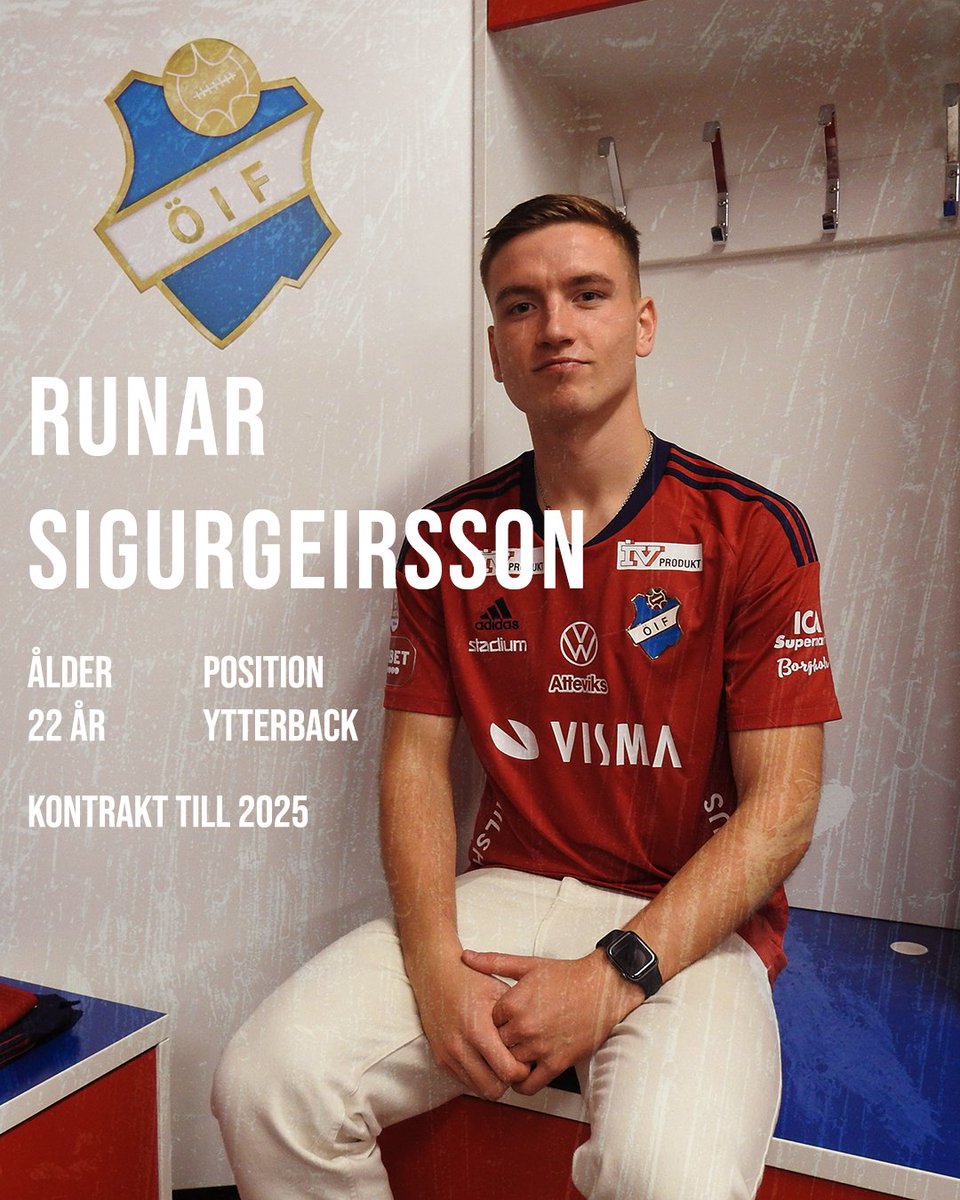 Öster värvar Runar Sigurgeirsson 💥

Runar skriver på ett treårskontrakt till 2025✍️

Den 22-åriga ytterbacken kommer närmast från Keflavik i den isländska förstadivisionen och ansluter 1 januari 2023.

Välkommen till Öster!
Läs mer på ostersif.se

🔴🔵#östersif