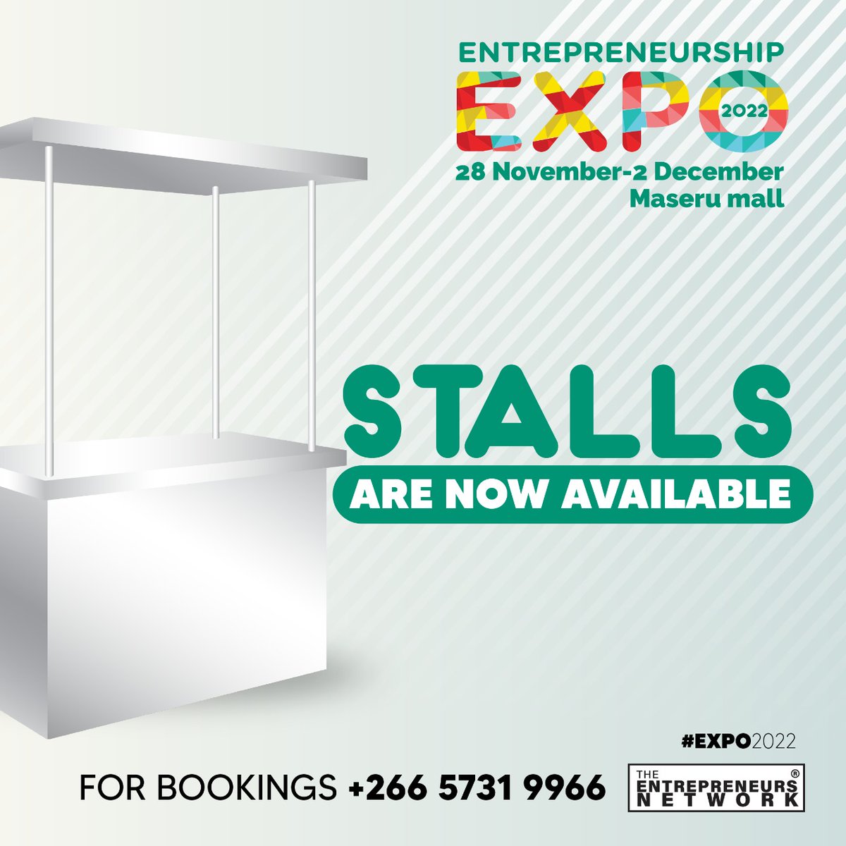 TENlesotho's tweet photo. Are you an MSME looking to Register to book a stall for the #expo2022? You can book your stall from as M800
[Thread] #tenlesotho https://t.co/cT5p62ObYj