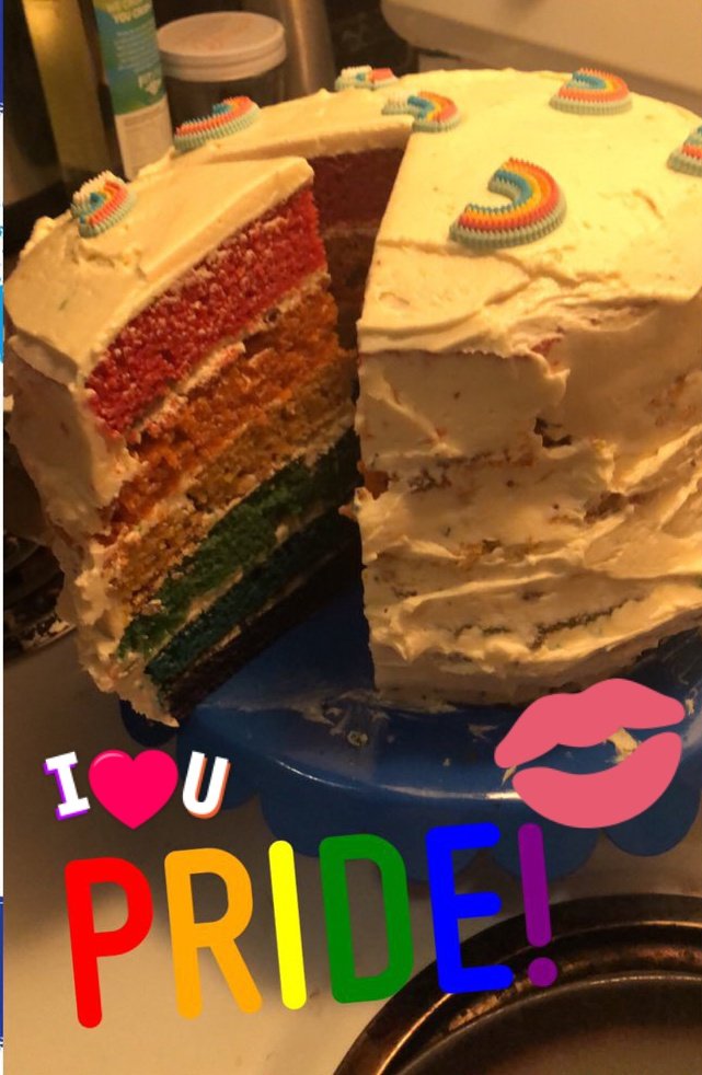 ruben_corella's tweet photo. #pride #cake #pridecake #cakes #vegancakes #veganfood #orgullo #desserts #gaymood #gayday #sweetday #sweetmood #tasty #LGBT #LGTBI #LGBTQIA #LGBTIQ #rainbowpower #gaypower #lesbianpower #transisbeautifull #beyond #orgulho #dulces ππ https://t.co/fMJsv50YUZ