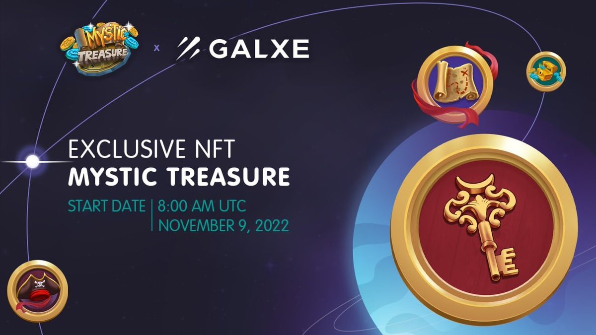 📣Airdrop from Mystic Treasure

🔶Follow <a href="/MysticTreasure_/">Mystic Treasure</a>
🔶Like + Retweet
🔶Tag 3 Friends 

Best Opportunity For Everyone🔥
Most Trustable Game🚀

🔔Claim your NFT here: galxe.com/mystictreasure…

🔔Need help, please join: t.me/Mystictreasure