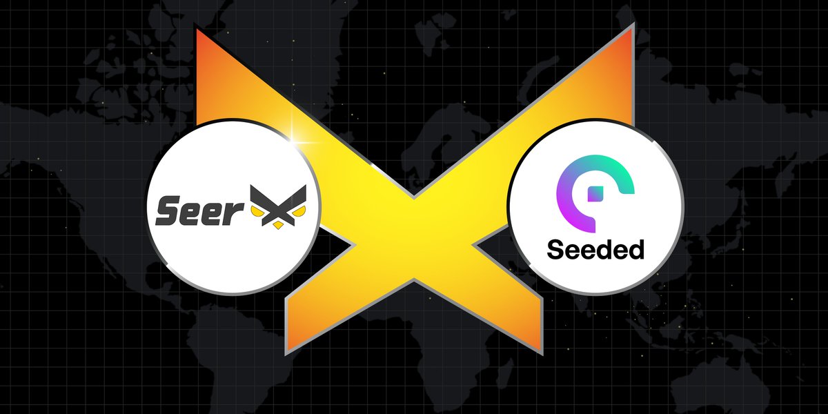 🎉🎉🎉We are glad to announce partnership with <a href="/seedednetwork/">Seeded Network</a>!

✨Seeded Network is your favourite #Solana incubator, with a twist.

Welcome on board! 👏