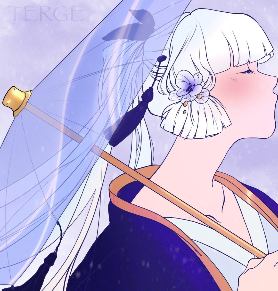 TERGE_art's tweet photo. Аяка лапочка <3

#Genshinlmpact #Ayaka https://t.co/Pio1BAQbuG
