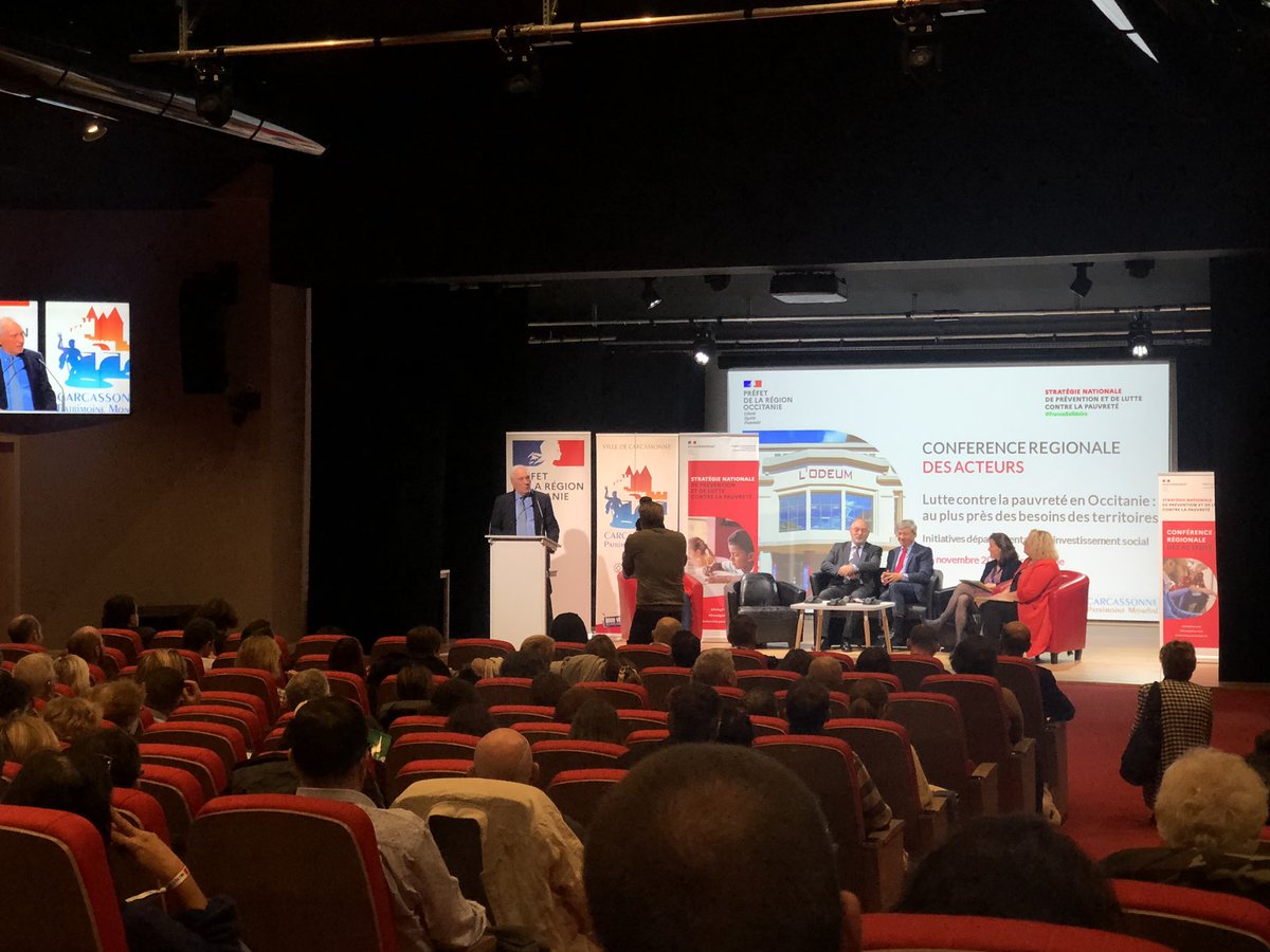 [En direct] Le Hub est présent à la conférence régionale des acteurs pour la lutte contre la pauvreté en Occitanie organisée à Carcassonne.