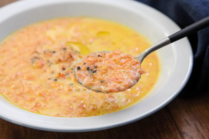 ミキサーを使わずに作れるのはすごくお手軽！人参の「ポタージュ」レシピ！