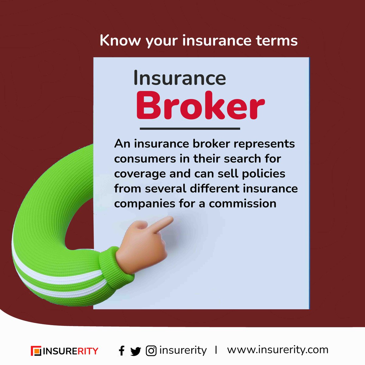 Unlike captive and independent agents, who represent one or more insurance companies, a broker’s primary duty is to the client.

#broker #brokers #brokerage #brokerlife #brokersopen #brokerforex #brokerluar #brokerstp #brokeropen #brokersoftheyear #BrokerAssociate #brokersadvisor