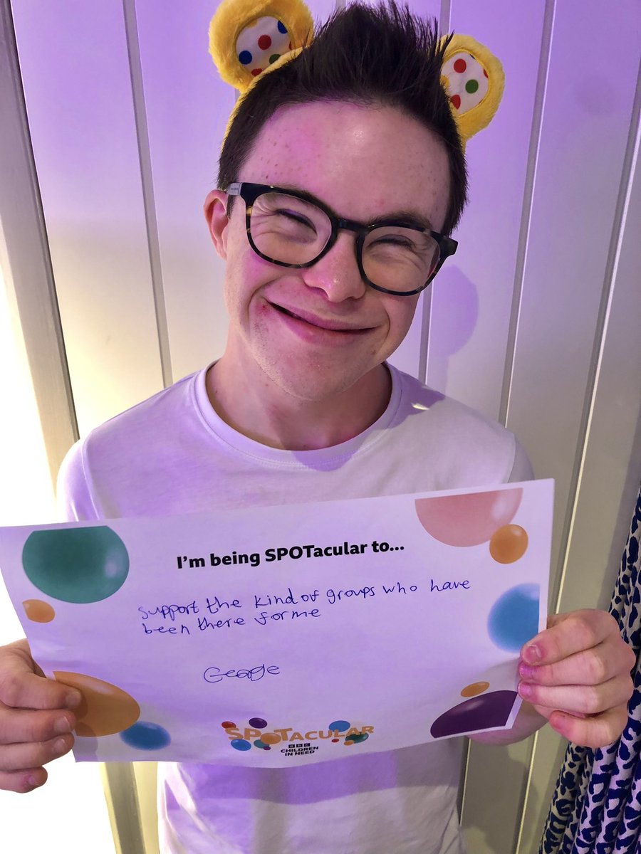 NHS_RobW's tweet photo. It’s @BBCCiN this week. George is getting Spotacular to support the kind of groups who have always been there for him on his journey so far @CBeebiesHQ https://t.co/BB7uqh8UnB