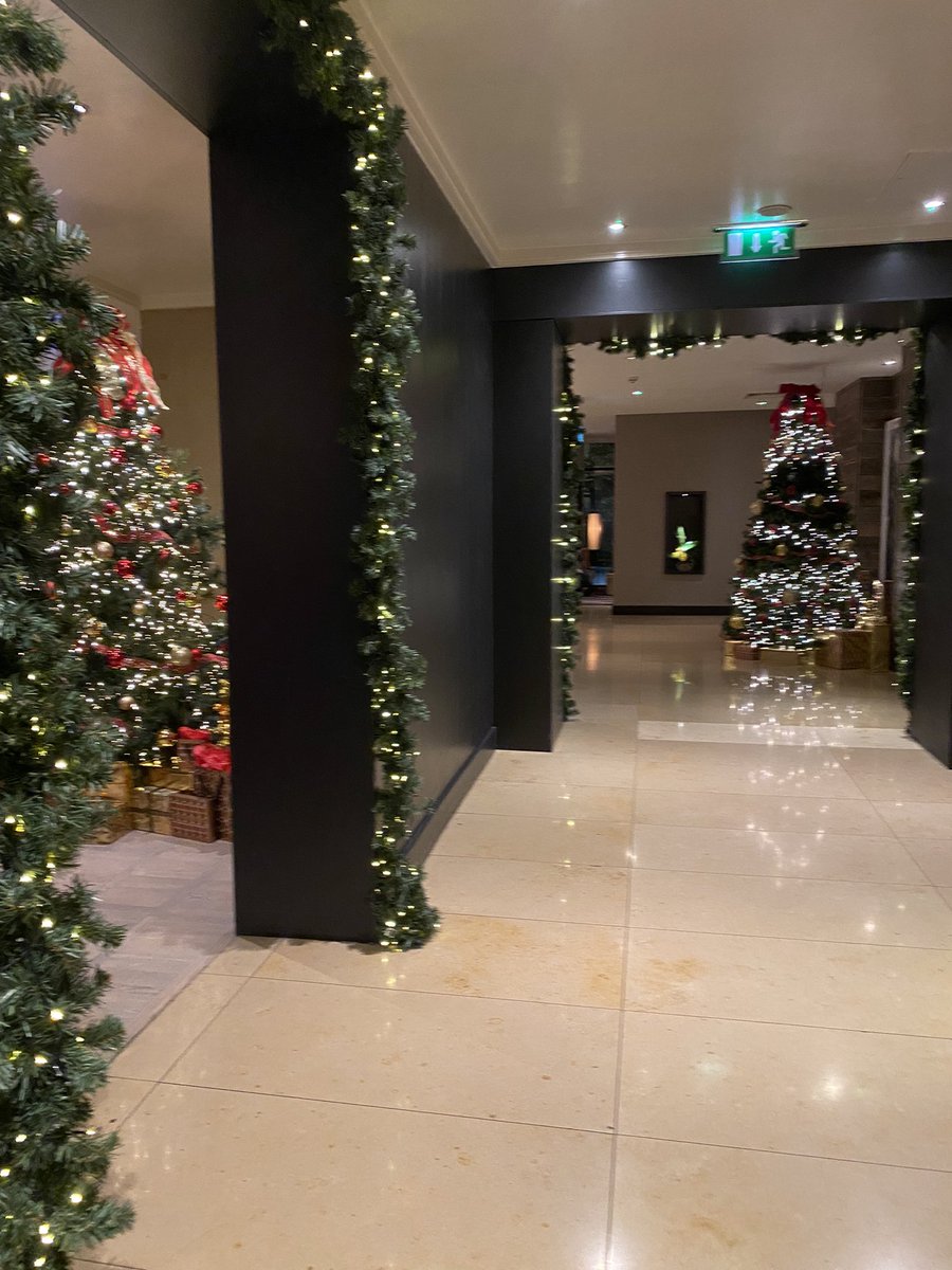 LindaKagyu's tweet photo. Tis a wee bit festive at the @crokeparkhotel for work for the week! #christmas #christmasfeeling #festiveseason #dublin https://t.co/GxNe8wjBMx