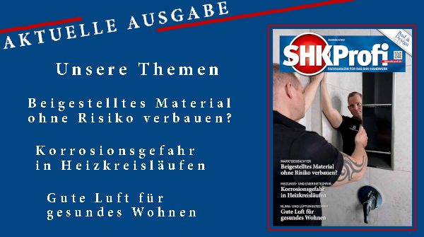 SHKProfi's tweet photo. SHK Profi Ausgabe 8/2022 ist jetzt online. Das Titelbild stammt übrigens von Geberit. Vielen Dank dafür! Einfach mal reinklicken: https://t.co/ABQIgzOVZQ https://t.co/YGB7glqOPY