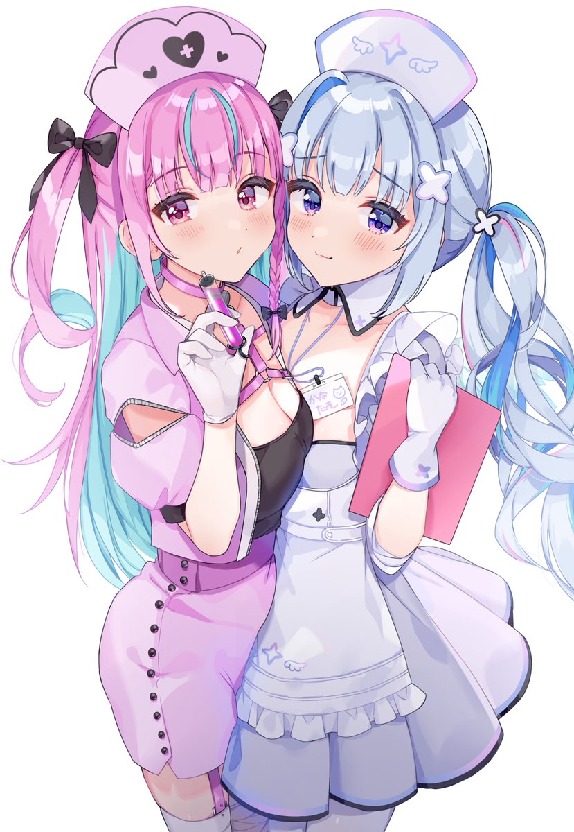 cute aqua and kanata