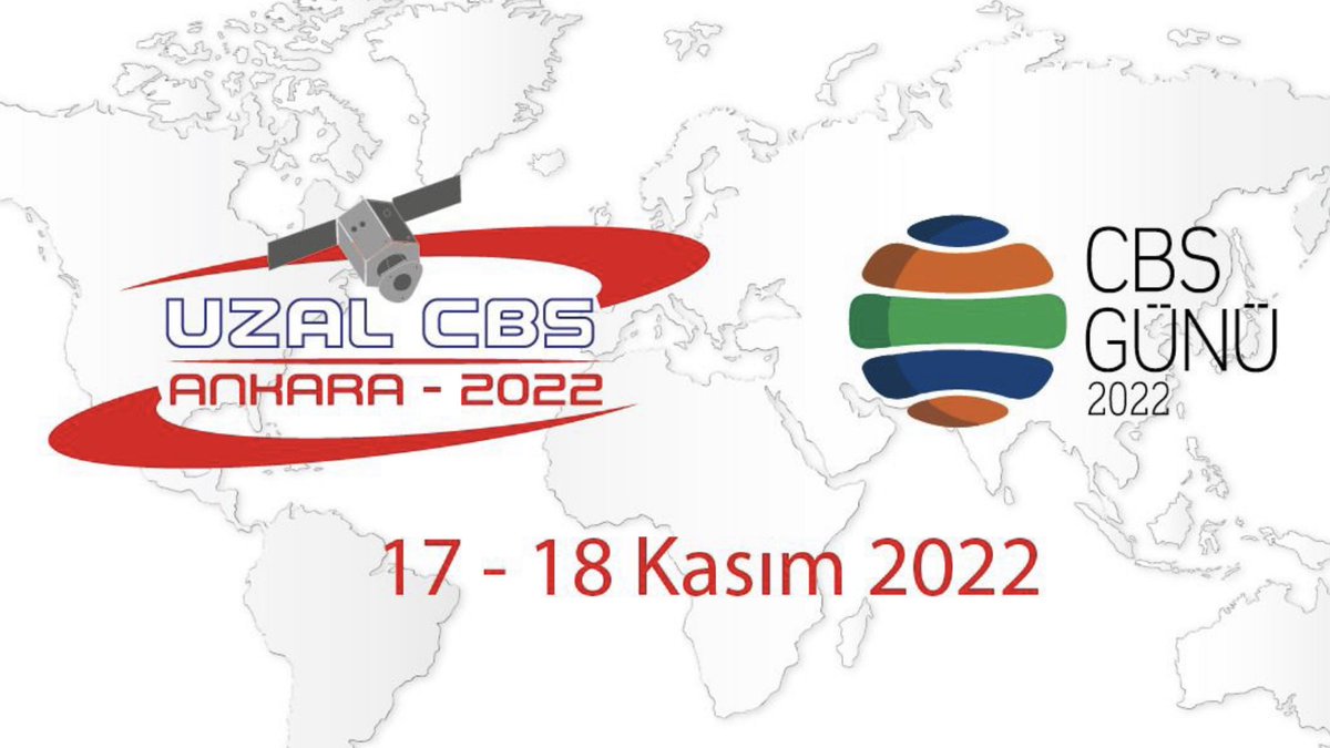 UZAL CBS 2022 Sempozyumunda Dünya CBS Gününü de kutluyoruz. 

Dünya CBS Günümüz kutlu olsun

Happy GIS Day

📅17 - 18 Kasım
📍İlbank - Macunköy

<a href="/uzal_cbs/">UZAL-CBS</a> #uzalcbs2022 #cbsgovtr #cbsgm <a href="/gisday/">GIS Day</a> #GeographyAwarenessWeek