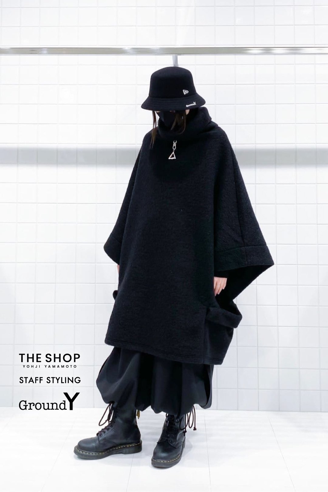 Ground ファッション GroundY Yohji Yamamoto ポンチョ