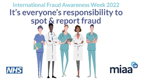 This week is International Fraud Awareness Week – help us raise awareness of Fraud against the NHS and if you suspect something it costs nothing to report it – if you don’t it could add to the billion plus pounds stolen every year. #fraudweek #NHSFraud
