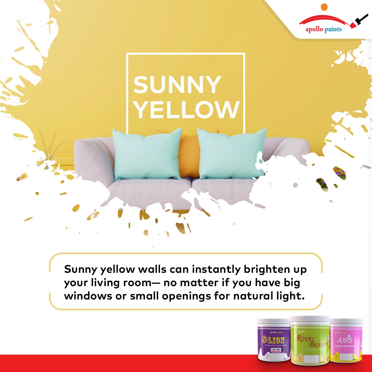 ApolloPaintsNP's tweet photo. Paint your rooms with with beautiful shades of Apollo Paints. From the first coat to the final finish, our paints will inspire you to achieve your desired effect.
.
.
.
.
#Apollopaint #interiorexterior #painting #renovating #givelifetoyourwall #wallpainting #nepal https://t.co/F95WDnNGZ8