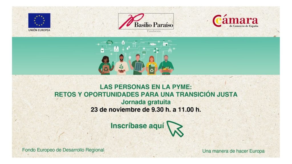 Cámara Zaragoza (@camarazaragoza) on Twitter photo Este 23 de noviembre la <a href="/FBasilioParaiso/">Fundación Basilio Paraíso</a> en colaboración con la Cámara de Zaragoza "Las personas en la PYME" una jornada que desarrolla los aspectos más relevantes para las pymes y las tendencias actuales 🌍
Infórmate aquí ➡️ bit.ly/3DTabzn Este 23 de noviembre la <a href="/FBasilioParaiso/">Fundación Basilio Paraíso</a> en colaboración con la Cámara de Zaragoza "Las personas en la PYME" una jornada que desarrolla los aspectos más relevantes para las pymes y las tendencias actuales 🌍
Infórmate aquí ➡️ bit.ly/3DTabzn
