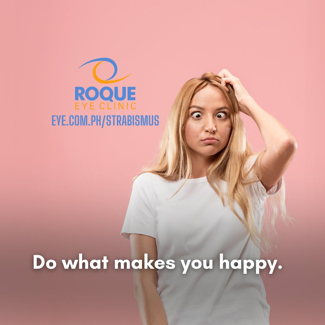 RoqueEyeClinic's tweet photo. Happiness is a choice. Make it your own. π Know more about #StrabismusSurgery today!Β
#RoqueEyeClinic #EyeClinic π₯π #Eye π #Strabismus #WallEyed #CrossEyed #BarbaraRoqueMD π©π»ββοΈ #StLukesPH #BGC #GlobalCity #AsianHospitalPH #Alabang #Manila #Philippines π΅π #PH https://t.co/KkL2eoNaRn