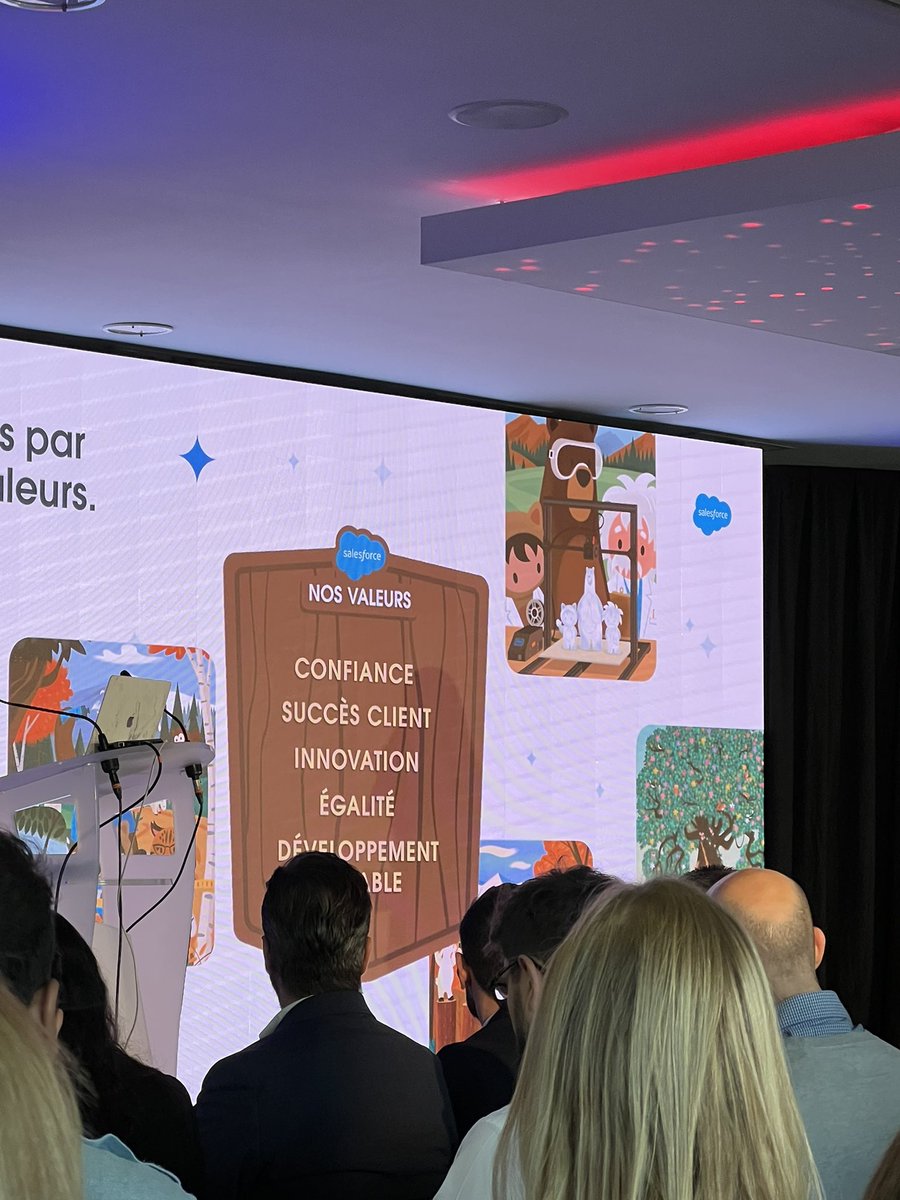 #VivonsPME Chez <a href="/Adopte_co/">Adopte</a>  on choisit ses partenaires en fonction de leurs valeurs <a href="/SalesforceFR/">Salesforce France</a> :  confiance, succès client, innovation, égalité, développement durable.🍀

Une belle mobilisation de dirigeants de #PME et #ETI de la région en transformation ! #innovationday