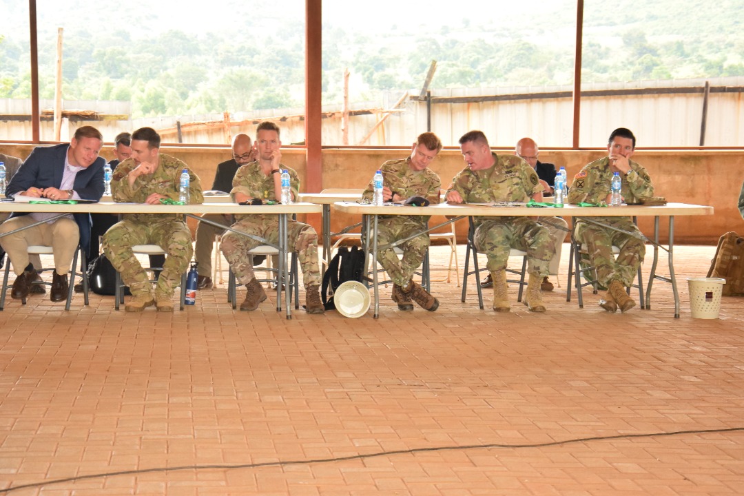 DeoAkiiki's tweet photo. The CLF Lt Gen Kayanja Muhanga has arrived at Singo PSOTC  for the 7th annual “Lessons Learnt  Workshop” for the UPDF soldiers deployed  in Somalia. The theme of the workshop is : “Aligning Pre-Mission Training to Meet ATMIS Operational Requirements in ever Changing Environment” https://t.co/r7sZzsXx4N