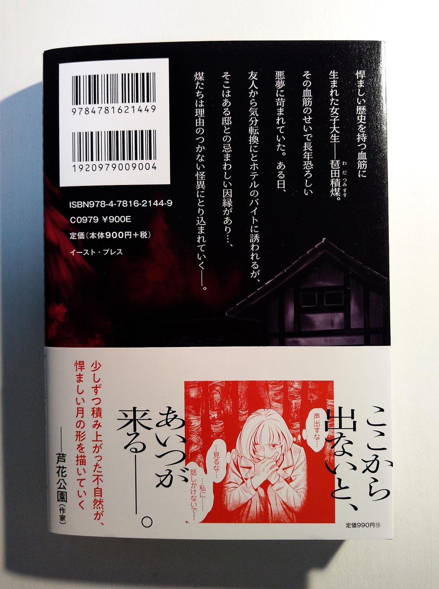 界賀邑里さんの怪奇ミステリーコミック『たまわりの月』が届いた。 