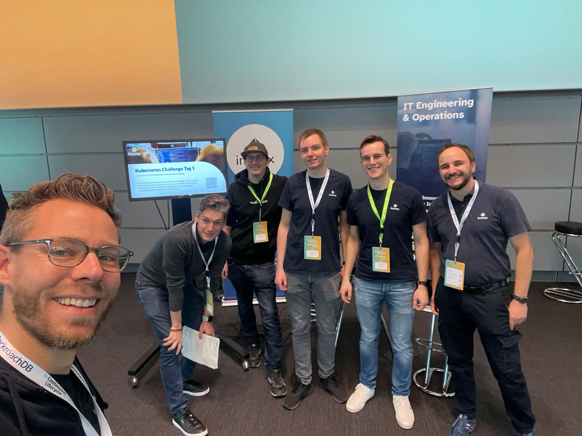 Trefft uns heute und morgen auf der @ConLifecycle in #Mannheim. 
Probiert an unserem Messestand den inoCube aus und macht bei unseren Challenges rund um Kubernetes mit.
Die Tagessieger:innen können u.a. ein Kubernetes-Training gewinnen!
#kubernetes #continuousintegration #iot