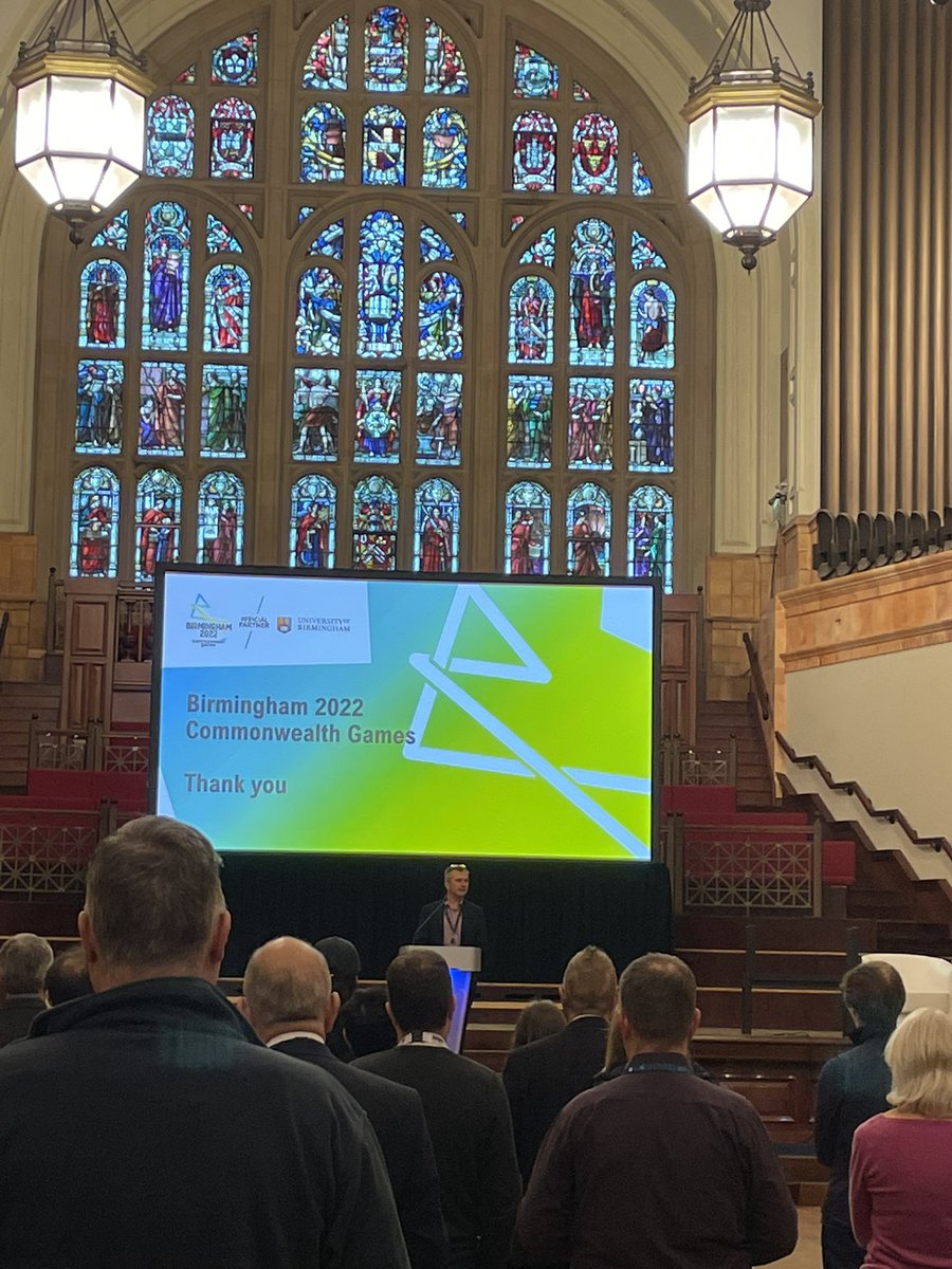 JessHarri's tweet photo. Taking time this morning to say thank you to the @unibirmingham staff and students who supported the Birmingham 2022 Commonwealth Games this summer - THANK YOU ALL @birminghamcg22 #gamechangingbirmingham https://t.co/Wr1Qm8jsVl