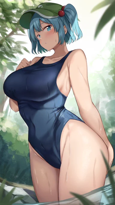 スク水にとり 