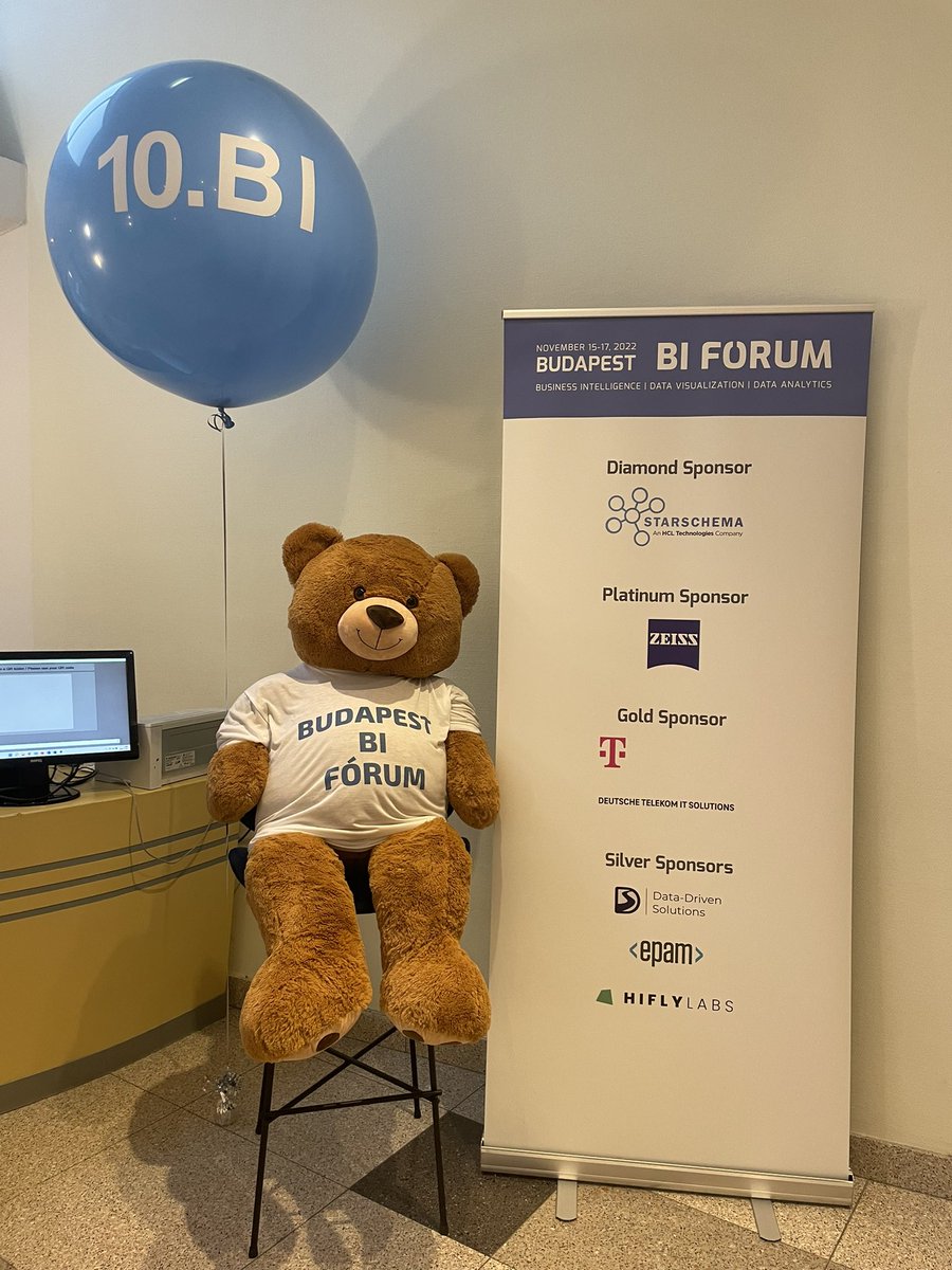 sarahlovesdata's tweet photo. Excited to be attending the @BudapestBI today! I’m looking forward to the @tableau &amp; #dataviz tracks featuring talks from @theneilrichards @TheHeidiK @ShazeeraZawawi @LillaRasztik @norbert_borbas @szucsi https://t.co/mnUihaXv7K