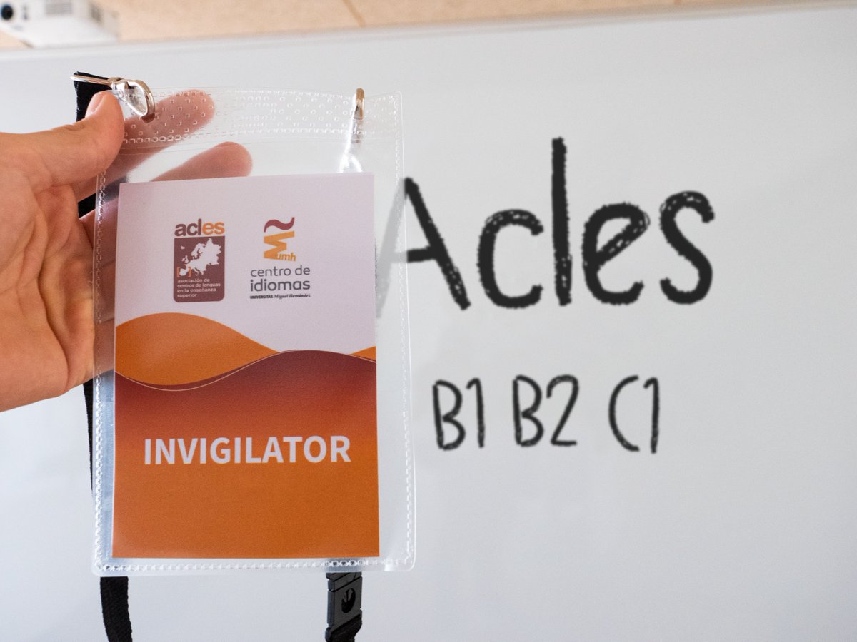IdiomasUMH's tweet photo. 🎉✨ ¿Sabías que ahora somos un Centro Examinador Oficial de las pruebas de inglés #ACLES?
Hemos sido acreditados recientemente por @ACLES_Spain. 🤗
Entérate de nuestros cursos de preparación y del propio examen oficial en nuestro blog 👉🏼 https://t.co/cNSPgYDIjh https://t.co/SM4lGqqFAN