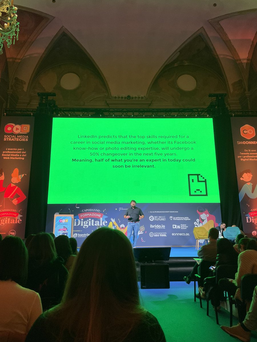 Metà di quello che sappiamo oggi potrebbe essere irrilevante entro breve. <a href="/Giorgiosoff/">Giorgio Soffiato</a> <a href="/TheSMStrategies/">TheSMStrategies</a>