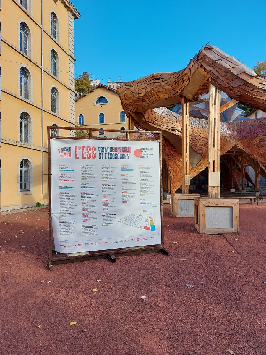 📢 [L'ESS point de bascule de l'économie ?] C'est parti pour les journées métropolitaines de l'#ESS ! Retrouvez-nous tout au long de la journée ! 👋