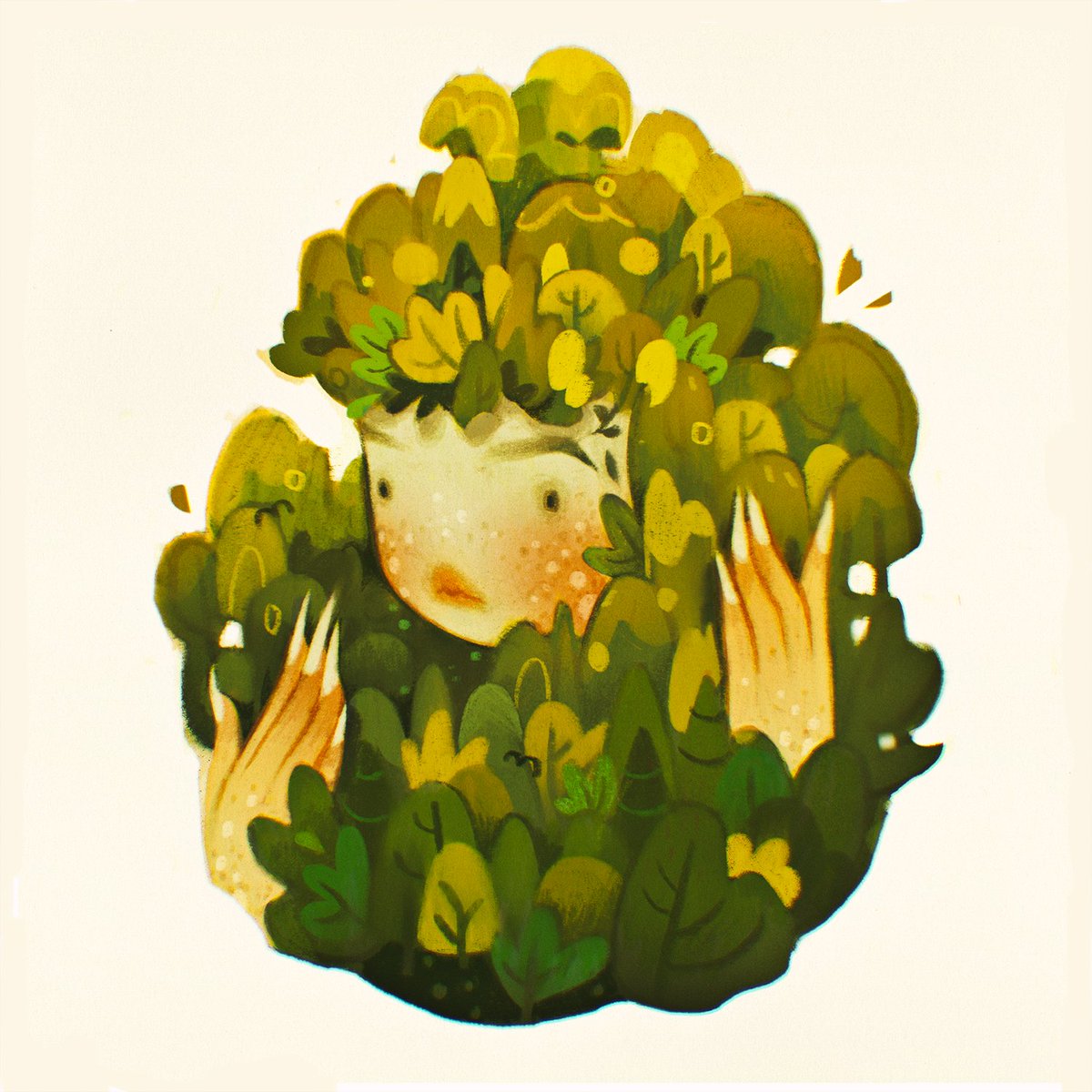 「little broccoli 」|Chantal Horeisのイラスト