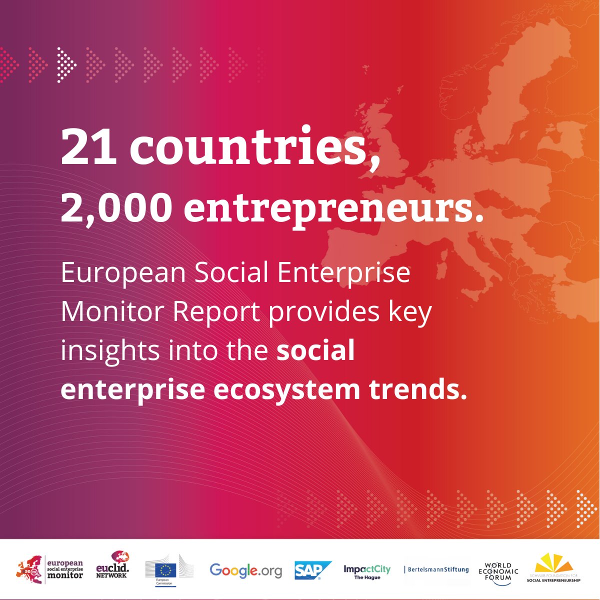 SEND_ev's tweet photo. 📣 Veröffentlichung des European Social Enterprise Monitor (ESEM)
Mit Daten aus 21 europäischen Länder bietet der #SocEntMonitor detaillierte Einblicke in lokale, nationale und europäische #SocEnt Ökosysteme und zeigt Herausforderungen & Chancen auf.
→ https://t.co/BvAO3sOsNw https://t.co/vHJbv2XIk4