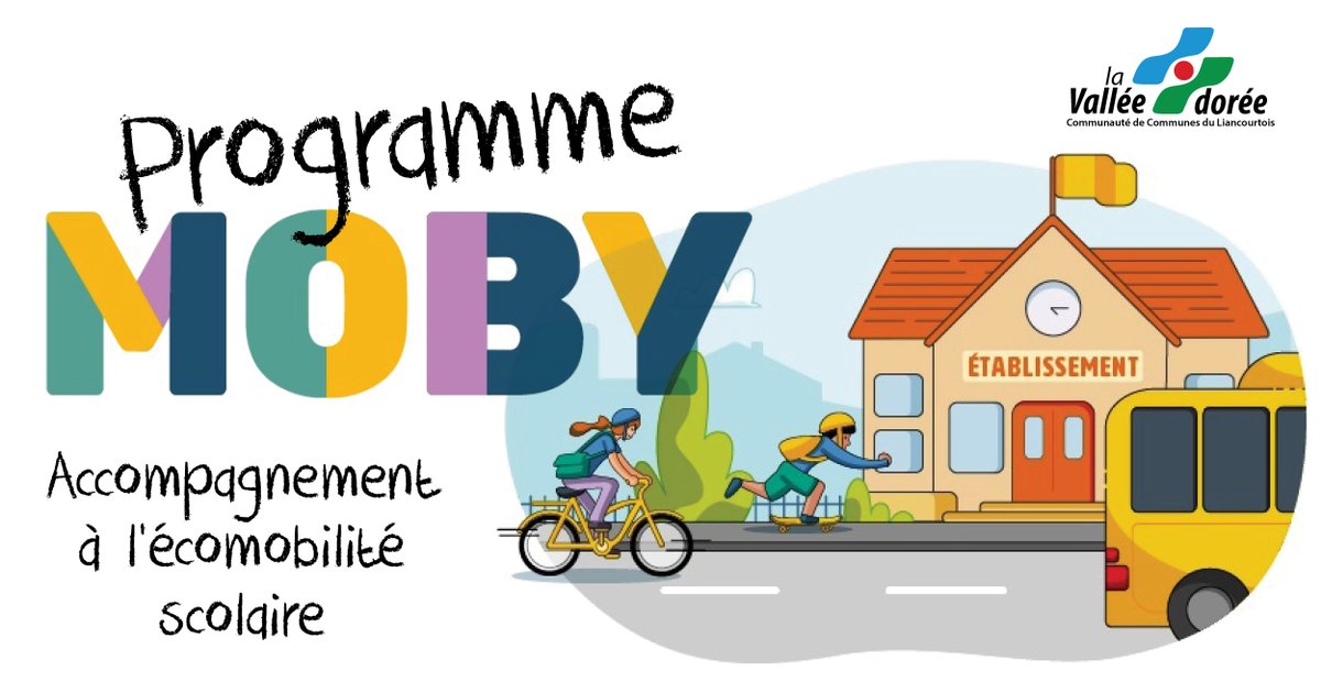 🛴🚲 Écomobilité scolaire 🖍✏️
<a href="/Valleedoree60/">Valleedoree</a>  s’engage dans l’accompagnement à l’écomobilité scolaire avec le programme #MOBY ! @au5v_oise <a href="/ecomobiz/">Frédéric Schneider</a>