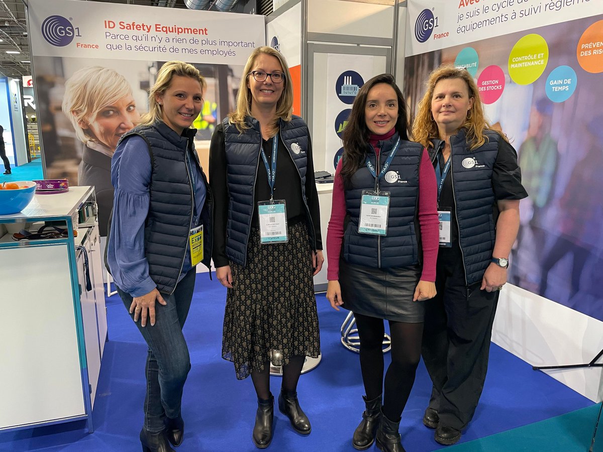 GS1France's tweet photo. 🦺 #ExpoProtection - #IDSafetyEquipment 🦺

Le salon @expoprotection a ouvert ses portes hier, les équipes GS1 France sont à votre disposition au Stand U12. 

Suite du programme 🔽 https://t.co/vm41COqjD6