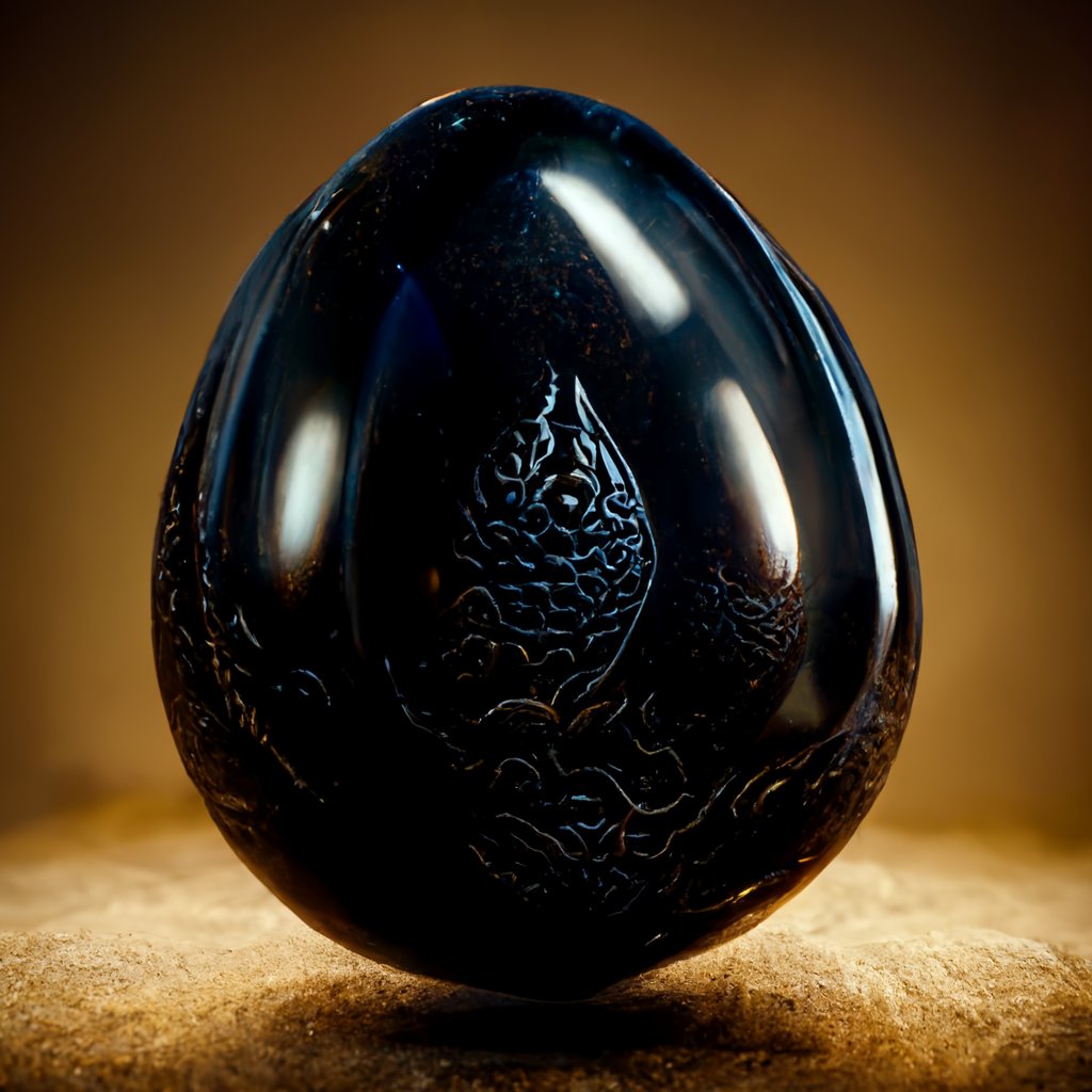 CernuMagda's tweet photo. Here is DE#056. This Dragon Egg is made of Obsidian. It makes it a UltraLimited class egg (only 8). You can discover it on Rarible here : https://t.co/jlGdWXwLJJ #NFT #NFTs #Art https://t.co/uo1R646Oq8