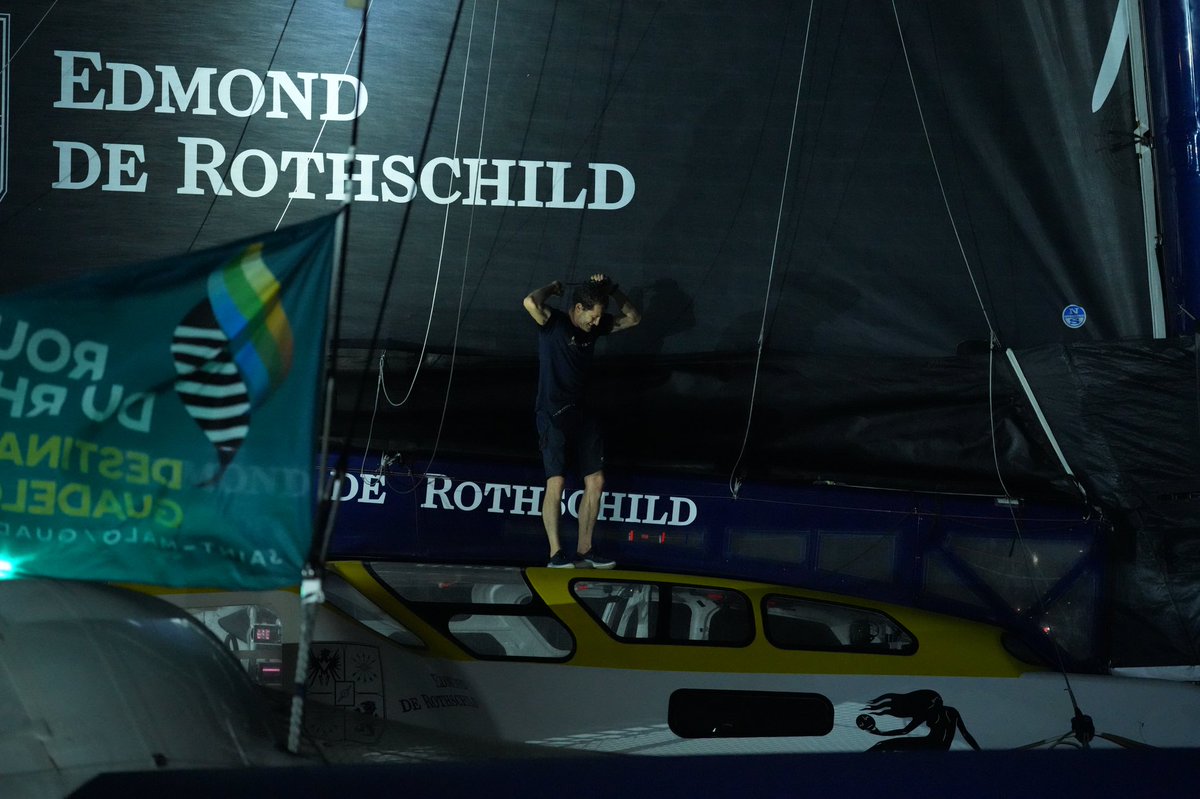 GitanaTeam's tweet photo. 🏆 Le Maxi Edmond de Rothschild, vainqueur de la #RDR2022, après 6j 19h 47m 25s ⏱

🤩 Pour sa première @RouteDuRhum - Destination Guadeloupe, @CCaudrelier s'offre une victoire mémorable après une vraie démonstration de maîtrise et de navigation !

📸 polaRYSE / Gitana S.A https://t.co/1a7gKH28mq